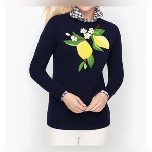 TALBOT FRESH LEMONS INTARSIA SWEATER NWT Size : 2XL